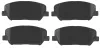 Bremsbelagsatz, Scheibenbremse Vorderachse TRW GDB3582 Bild Bremsbelagsatz, Scheibenbremse Vorderachse TRW GDB3582