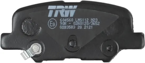 Bremsbelagsatz, Scheibenbremse TRW GDB3583 Bild Bremsbelagsatz, Scheibenbremse TRW GDB3583