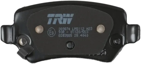 Bremsbelagsatz, Scheibenbremse Hinterachse TRW GDB3585 Bild Bremsbelagsatz, Scheibenbremse Hinterachse TRW GDB3585