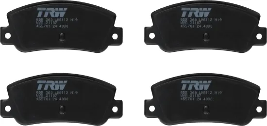 Bremsbelagsatz, Scheibenbremse Hinterachse TRW GDB360 Bild Bremsbelagsatz, Scheibenbremse Hinterachse TRW GDB360