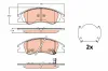Bremsbelagsatz, Scheibenbremse Vorderachse TRW GDB3635