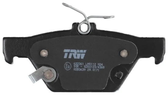 Bremsbelagsatz, Scheibenbremse Hinterachse TRW GDB3639 Bild Bremsbelagsatz, Scheibenbremse Hinterachse TRW GDB3639