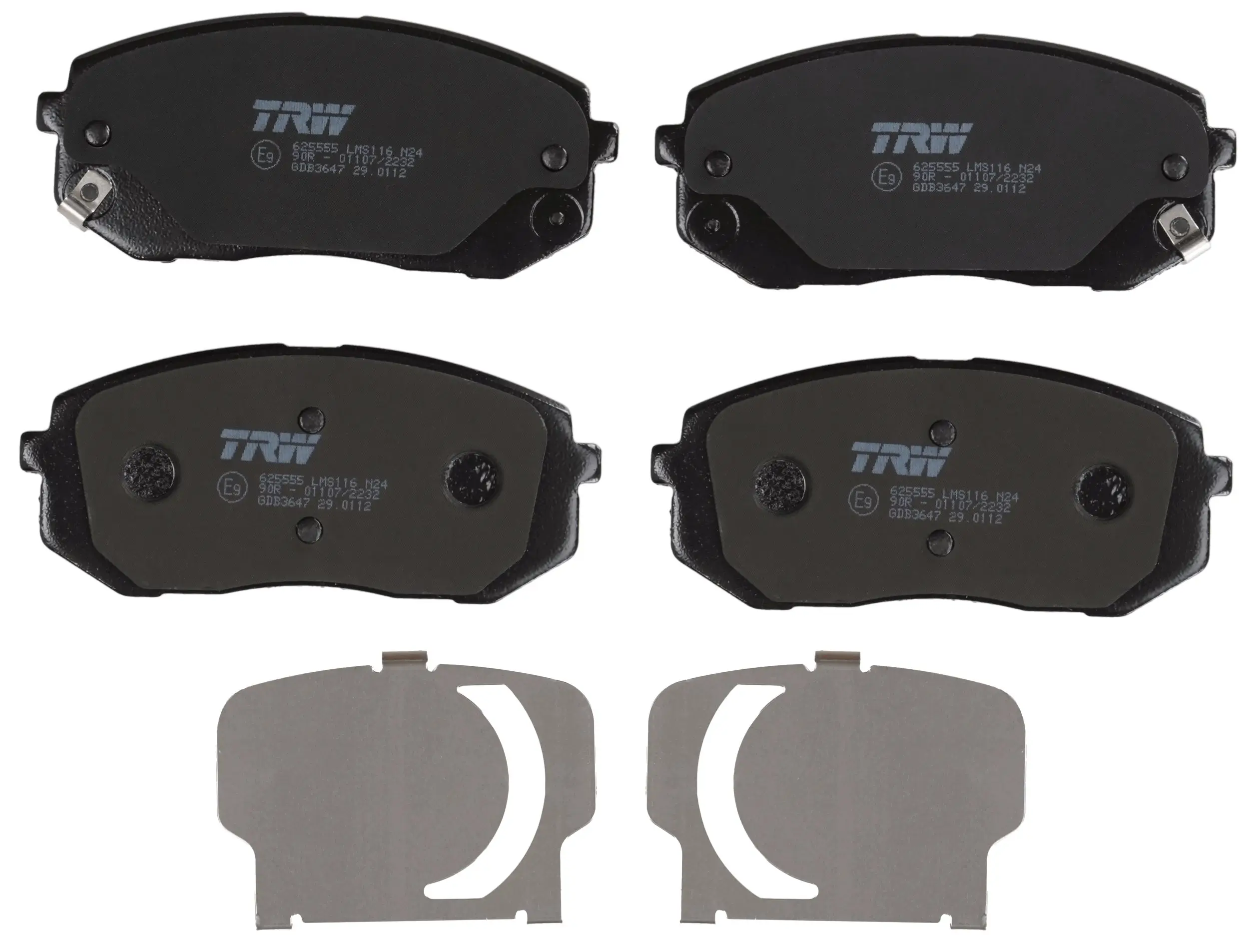 Bremsbelagsatz, Scheibenbremse TRW GDB3647