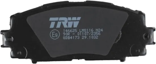 Bremsbelagsatz, Scheibenbremse Vorderachse TRW GDB4173 Bild Bremsbelagsatz, Scheibenbremse Vorderachse TRW GDB4173