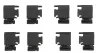 Bremsbelagsatz, Scheibenbremse Hinterachse TRW GDB4175 Bild Bremsbelagsatz, Scheibenbremse Hinterachse TRW GDB4175