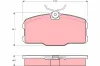 Bremsbelagsatz, Scheibenbremse Vorderachse TRW GDB418