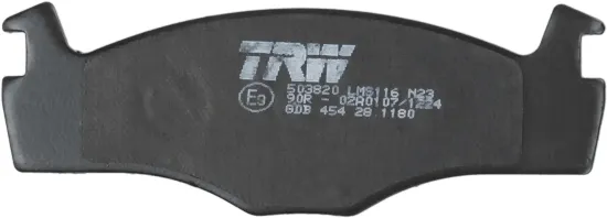 Bremsbelagsatz, Scheibenbremse Vorderachse TRW GDB454 Bild Bremsbelagsatz, Scheibenbremse Vorderachse TRW GDB454