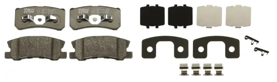 Bremsbelagsatz, Scheibenbremse Hinterachse TRW GDB4600 Bild Bremsbelagsatz, Scheibenbremse Hinterachse TRW GDB4600