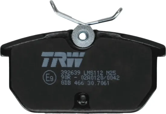 Bremsbelagsatz, Scheibenbremse TRW GDB466 Bild Bremsbelagsatz, Scheibenbremse TRW GDB466