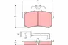 Bremsbelagsatz, Scheibenbremse Hinterachse TRW GDB486