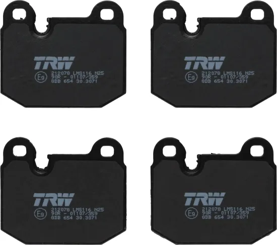 Bremsbelagsatz, Scheibenbremse TRW GDB654 Bild Bremsbelagsatz, Scheibenbremse TRW GDB654