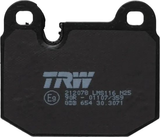 Bremsbelagsatz, Scheibenbremse TRW GDB654 Bild Bremsbelagsatz, Scheibenbremse TRW GDB654