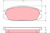 Bremsbelagsatz, Scheibenbremse Hinterachse TRW GDB745 Bild Bremsbelagsatz, Scheibenbremse Hinterachse TRW GDB745