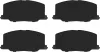 Bremsbelagsatz, Scheibenbremse Vorderachse TRW GDB798 Bild Bremsbelagsatz, Scheibenbremse Vorderachse TRW GDB798