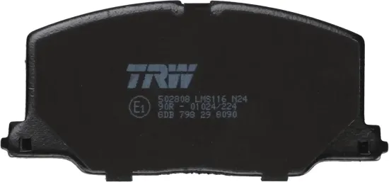 Bremsbelagsatz, Scheibenbremse Vorderachse TRW GDB798 Bild Bremsbelagsatz, Scheibenbremse Vorderachse TRW GDB798