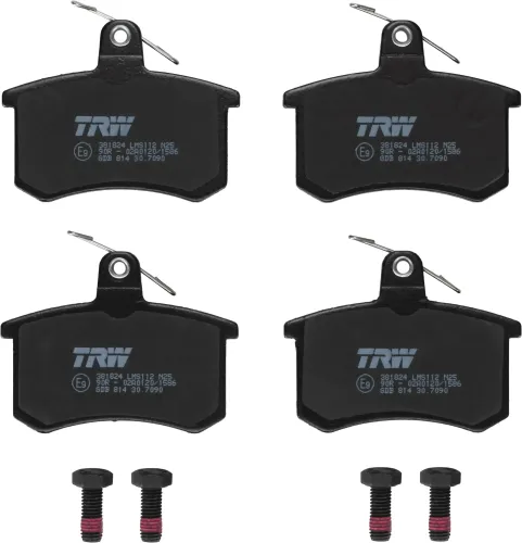 Bremsbelagsatz, Scheibenbremse Hinterachse TRW GDB814 Bild Bremsbelagsatz, Scheibenbremse Hinterachse TRW GDB814