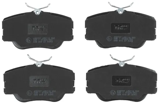 Bremsbelagsatz, Scheibenbremse Vorderachse TRW GDB818 Bild Bremsbelagsatz, Scheibenbremse Vorderachse TRW GDB818