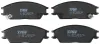 Bremsbelagsatz, Scheibenbremse Vorderachse TRW GDB893 Bild Bremsbelagsatz, Scheibenbremse Vorderachse TRW GDB893