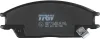 Bremsbelagsatz, Scheibenbremse Vorderachse TRW GDB893 Bild Bremsbelagsatz, Scheibenbremse Vorderachse TRW GDB893