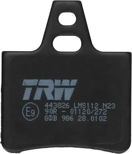 Bremsbelagsatz, Scheibenbremse Hinterachse TRW GDB986 Bild Bremsbelagsatz, Scheibenbremse Hinterachse TRW GDB986