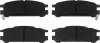 Bremsbelagsatz, Scheibenbremse Hinterachse TRW GDB990 Bild Bremsbelagsatz, Scheibenbremse Hinterachse TRW GDB990