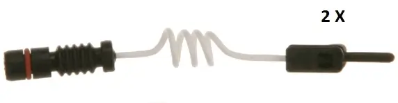 Warnkontakt, Bremsbelagverschleiß Hinterachse innen TRW GIC241