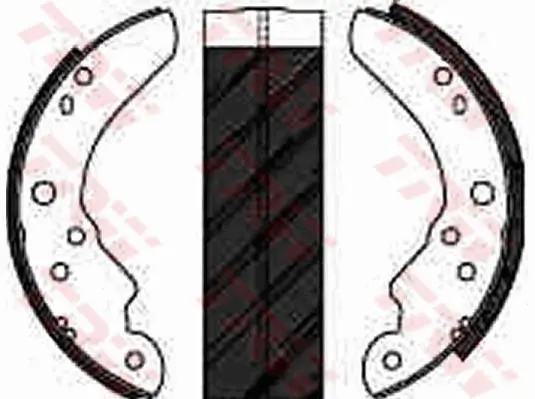 Bremsbackensatz Hinterachse TRW GS6142 Bild Bremsbackensatz Hinterachse TRW GS6142