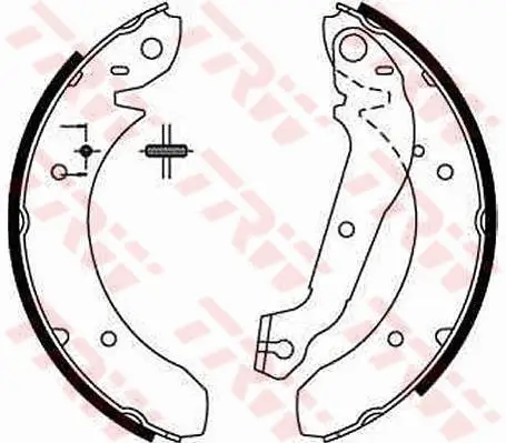 Bremsbackensatz Hinterachse TRW GS6152