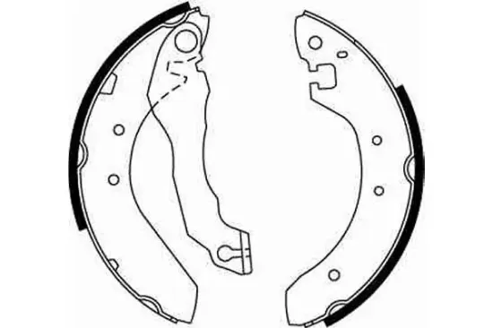 Bremsbackensatz Hinterachse TRW GS6176 Bild Bremsbackensatz Hinterachse TRW GS6176