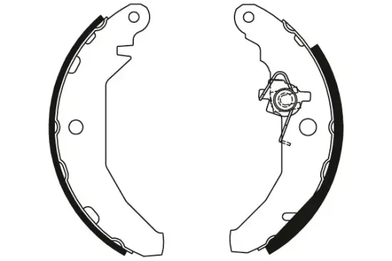 Bremsbackensatz Hinterachse TRW GS6179 Bild Bremsbackensatz Hinterachse TRW GS6179