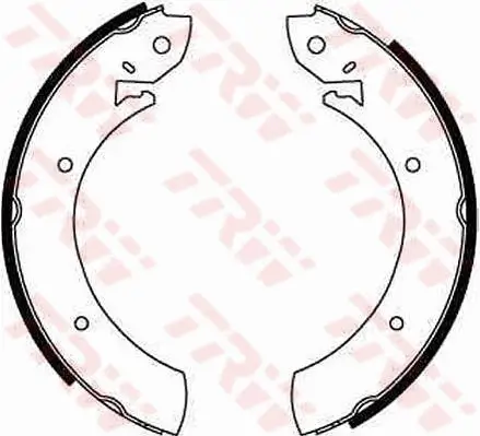 Bremsbackensatz Hinterachse TRW GS6181