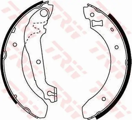 Bremsbackensatz Hinterachse TRW GS6207