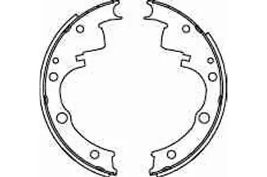 Bremsbackensatz Hinterachse TRW GS6209 Bild Bremsbackensatz Hinterachse TRW GS6209