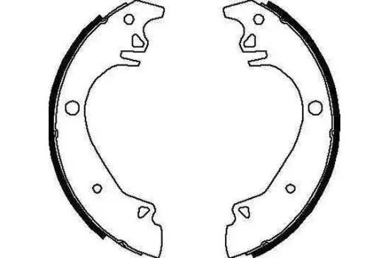 Bremsbackensatz Hinterachse TRW GS6217 Bild Bremsbackensatz Hinterachse TRW GS6217