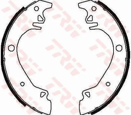 Bremsbackensatz Hinterachse TRW GS6217 Bild Bremsbackensatz Hinterachse TRW GS6217