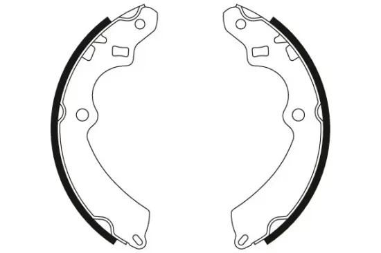 Bremsbackensatz Hinterachse TRW GS6242 Bild Bremsbackensatz Hinterachse TRW GS6242