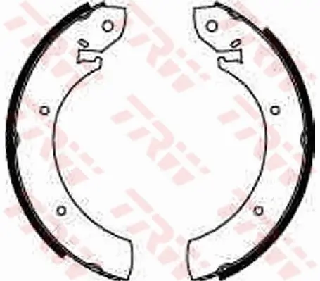 Bremsbackensatz Hinterachse TRW GS6250 Bild Bremsbackensatz Hinterachse TRW GS6250