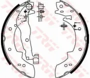Bremsbackensatz Hinterachse TRW GS6251