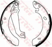 Bremsbackensatz Hinterachse TRW GS6254
