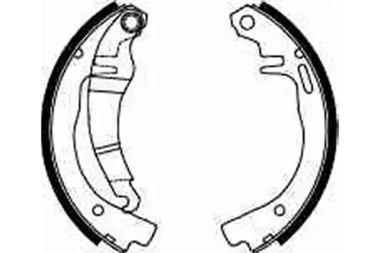 Bremsbackensatz Hinterachse TRW GS8144 Bild Bremsbackensatz Hinterachse TRW GS8144