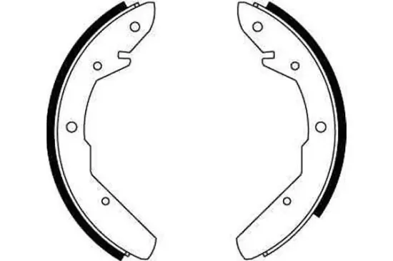 Bremsbackensatz Hinterachse TRW GS8149 Bild Bremsbackensatz Hinterachse TRW GS8149