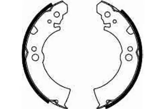 Bremsbackensatz Hinterachse TRW GS8156 Bild Bremsbackensatz Hinterachse TRW GS8156