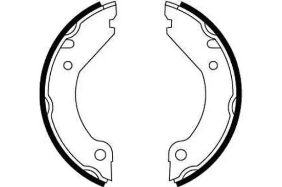Bremsbackensatz, Feststellbremse TRW GS8204 Bild Bremsbackensatz, Feststellbremse TRW GS8204