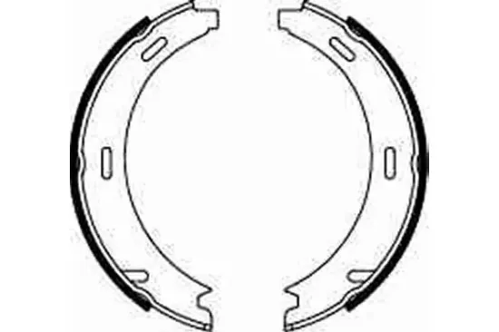 Bremsbackensatz, Feststellbremse Hinterachse TRW GS8208 Bild Bremsbackensatz, Feststellbremse Hinterachse TRW GS8208