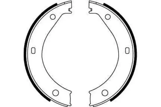Bremsbackensatz, Feststellbremse TRW GS8217 Bild Bremsbackensatz, Feststellbremse TRW GS8217