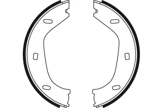 Bremsbackensatz, Feststellbremse Hinterachse TRW GS8219 Bild Bremsbackensatz, Feststellbremse Hinterachse TRW GS8219
