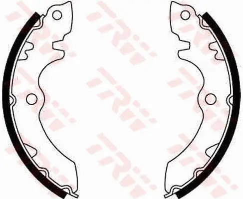 Bremsbackensatz Hinterachse TRW GS8247