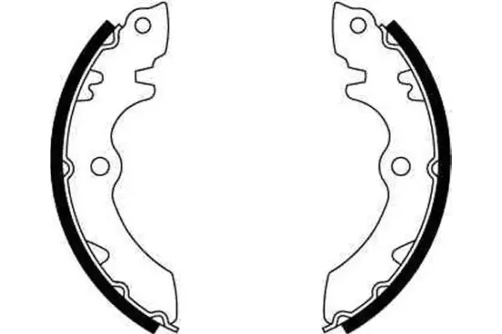 Bremsbackensatz Hinterachse TRW GS8247 Bild Bremsbackensatz Hinterachse TRW GS8247