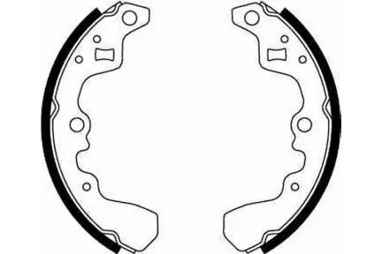 Bremsbackensatz Hinterachse TRW GS8248 Bild Bremsbackensatz Hinterachse TRW GS8248
