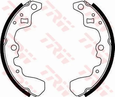 Bremsbackensatz Hinterachse TRW GS8248 Bild Bremsbackensatz Hinterachse TRW GS8248